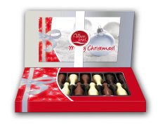 chocolade verpakking merry christmas!